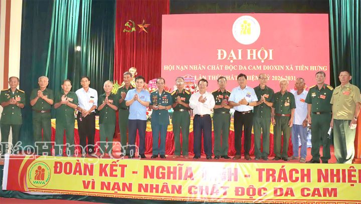 Đại hội đại biểu Hội Nạn nhân chất độc da cam/dioxin xã Tiên Hưng lần thứ nhất, nhiệm kỳ 2026 - 2031