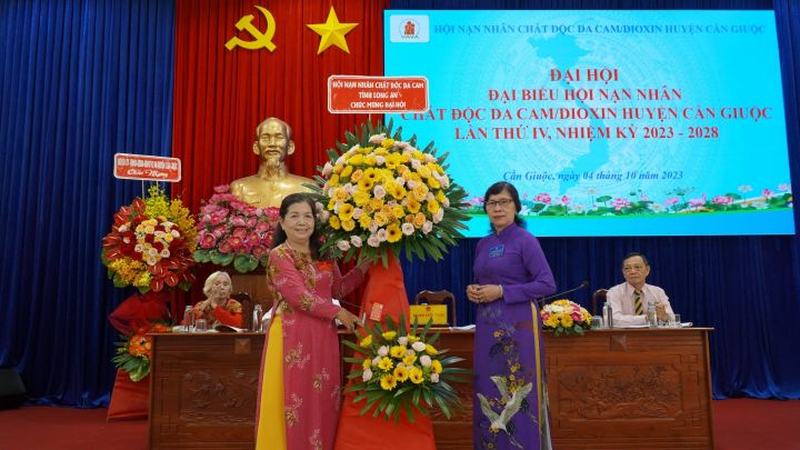 Đại hội đại biểu Hội Nạn nhân chất độc da cam/dioxin huyện Cần Giuộc