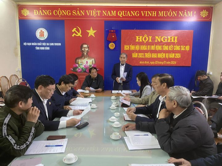 Hội tỉnh Ninh Bình: Tổng kết công tác năm 2023, triển khai nhiệm vụ năm 2024