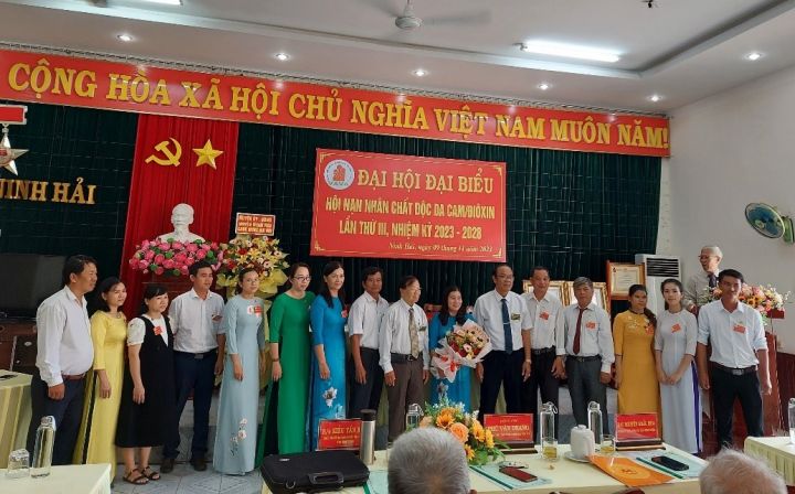 Đại hội đại biểu Hội Nạn nhân chất độc da cam/dioxin huyện Ninh Hải nhiệm kỳ 2023 - 2028