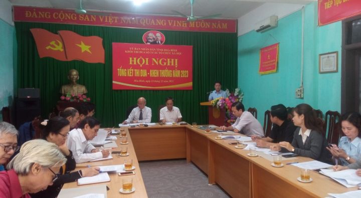 Tỉnh Hòa Bình: Khối thi đua số 3 tổng kết công tác năm 2023