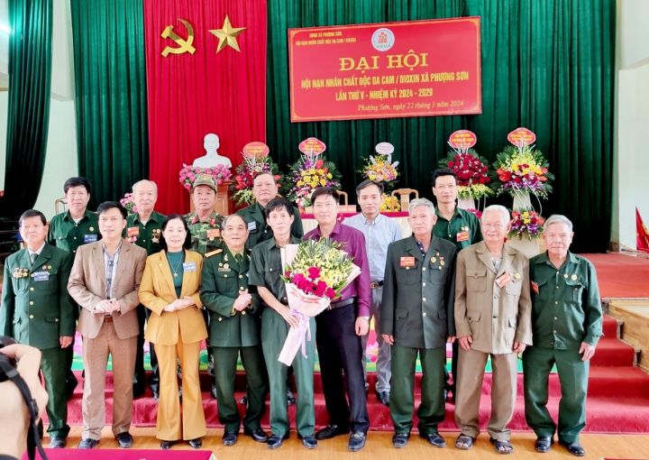 Bắc Giang: Đại hội Hội NNCĐDC/dioxin xã Phượng Sơn, lần thứ V, nhiệm kỳ 2024-2029