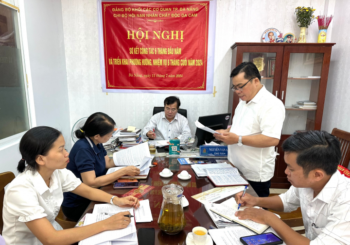 Chi bộ Thành hội Đà Nẵng: Sơ kết công tác xây dựng Đảng 6 tháng đầu năm 2024   