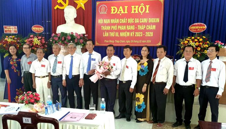 Hội thành phố Phan Rang-Tháp Chàm: Đại hội Hội NNCĐDC/dioxin nhiệm kỳ 2023-2028
