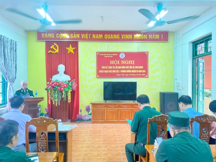 Hội Nạn nhân chất độc da cam/dioxin huyện Thạch Thất tổng kết hoạt động công tác hội năm 2023