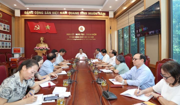 Cơ quan Trung ương Hội Nạn nhân chất độc da cam/dioxin Việt Nam: Sinh hoạt chính trị học tập tác phẩm 